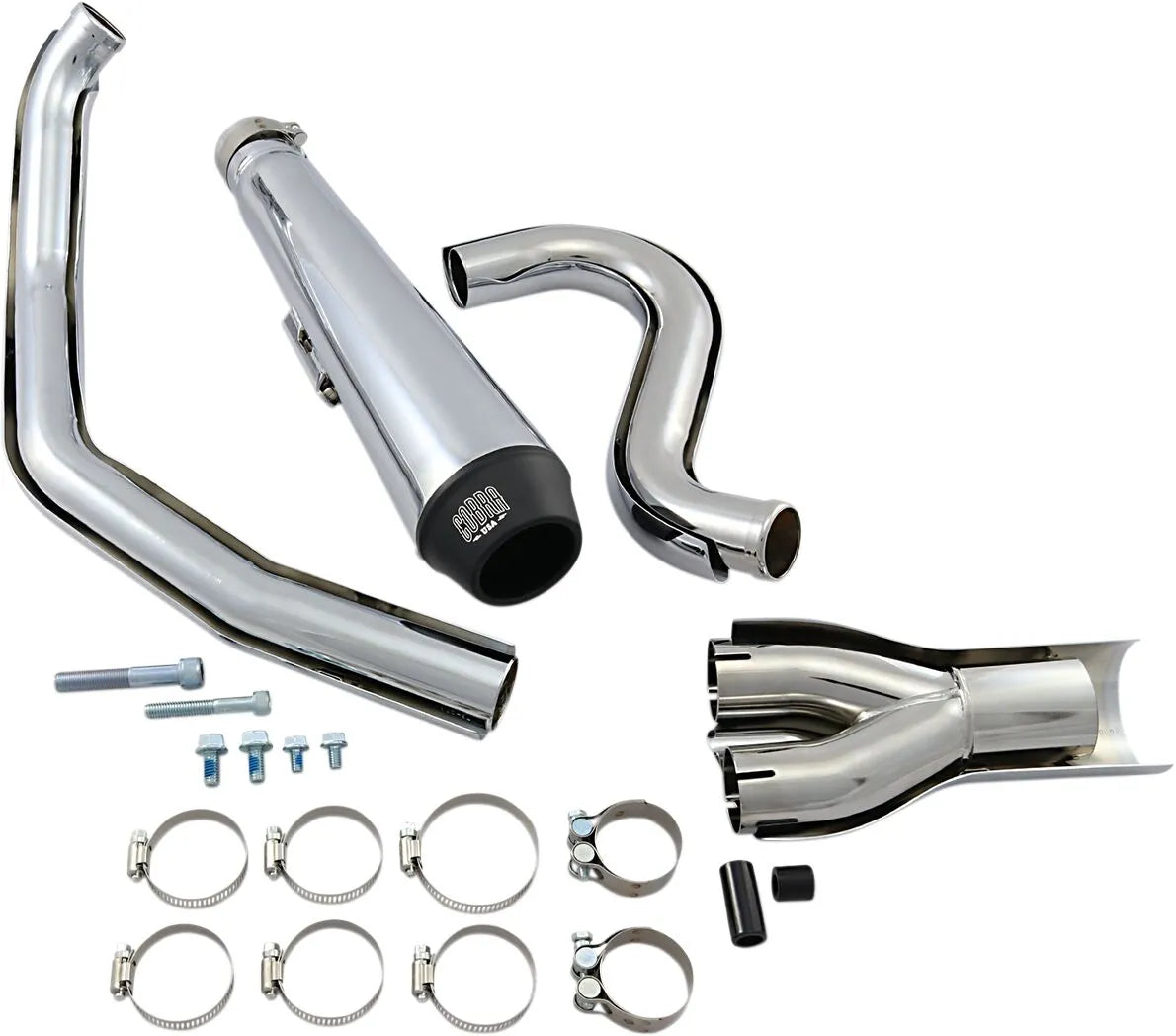 Cobra El Diablo 2:1 Chrome Exhaust System