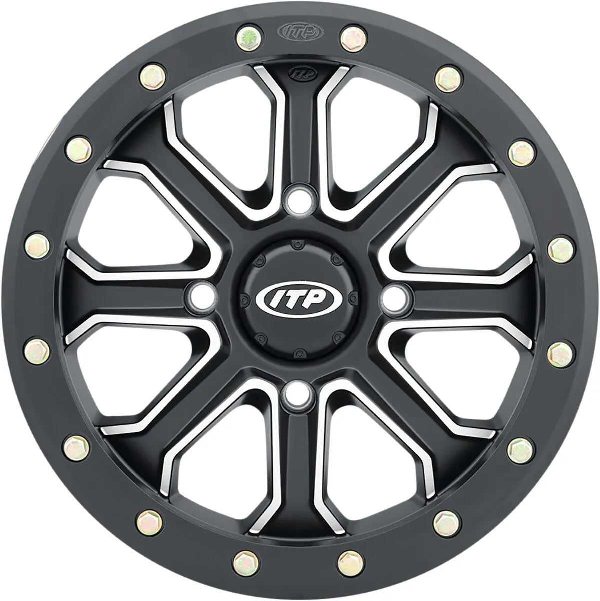 Itp Inertia Wheel - 14x7 Matte Black