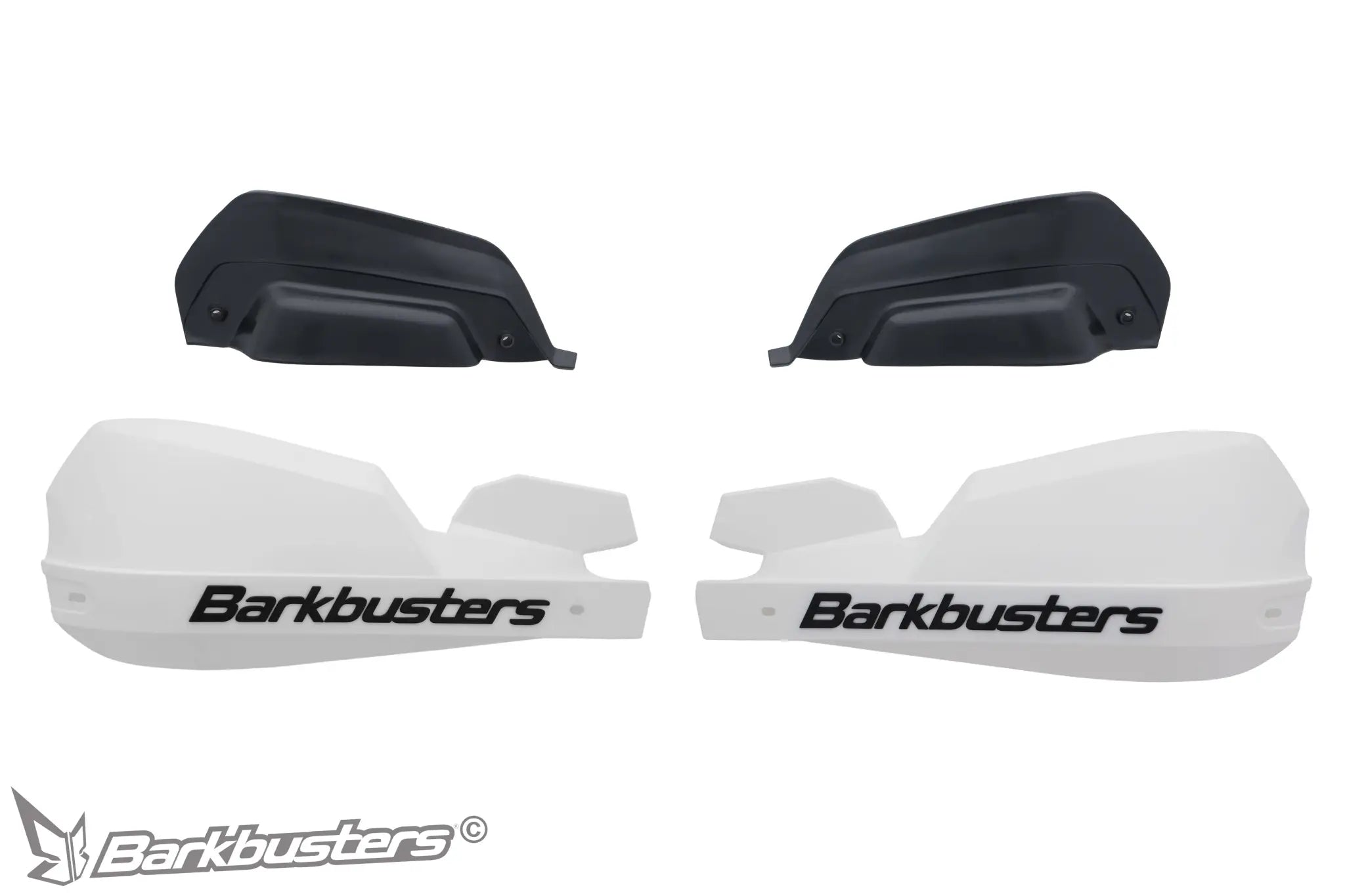 Barkbusters Vps Handguards - White Plastic