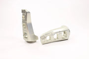 Gilles Tooling Uf20 Footpegs - Silver Aluminum Footrests