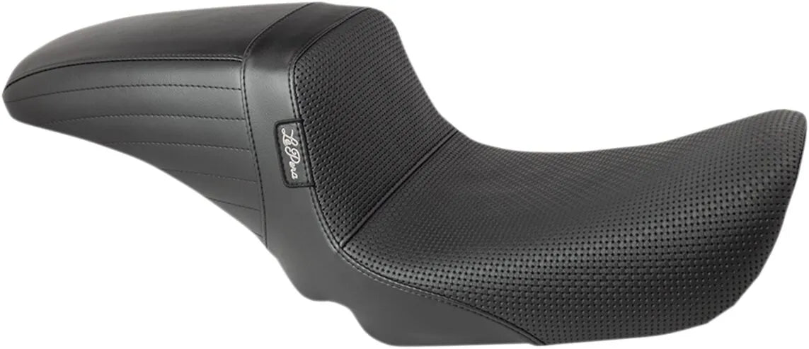 Le Pera Kickflip Seat - Black Vinyl Motorcycle Seat