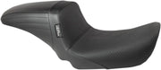 Le Pera Kickflip Seat - Black Vinyl Motorcycle Seat