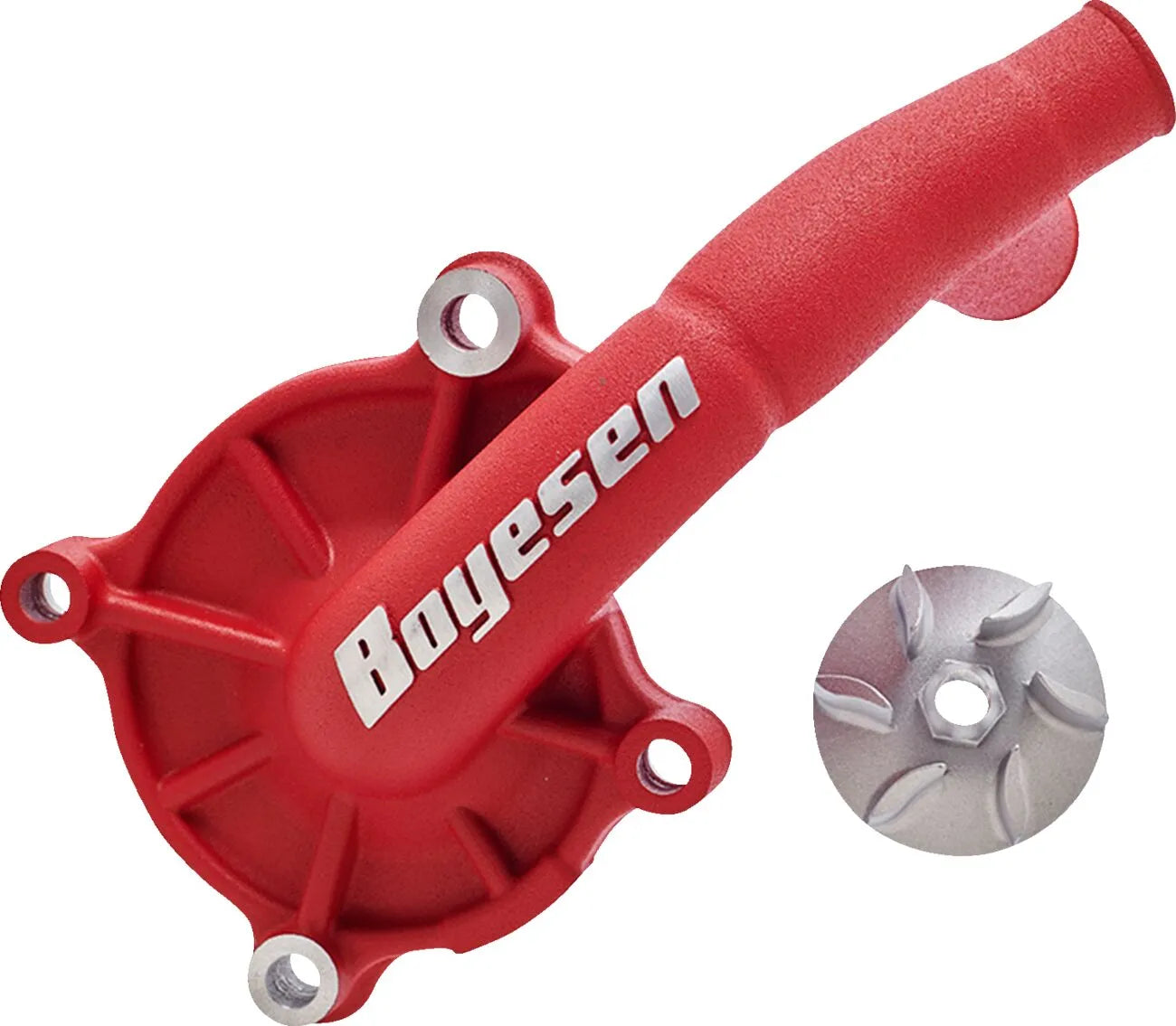 Boyesen Supercooler Water Pump Cover & Impeller Kit - Red