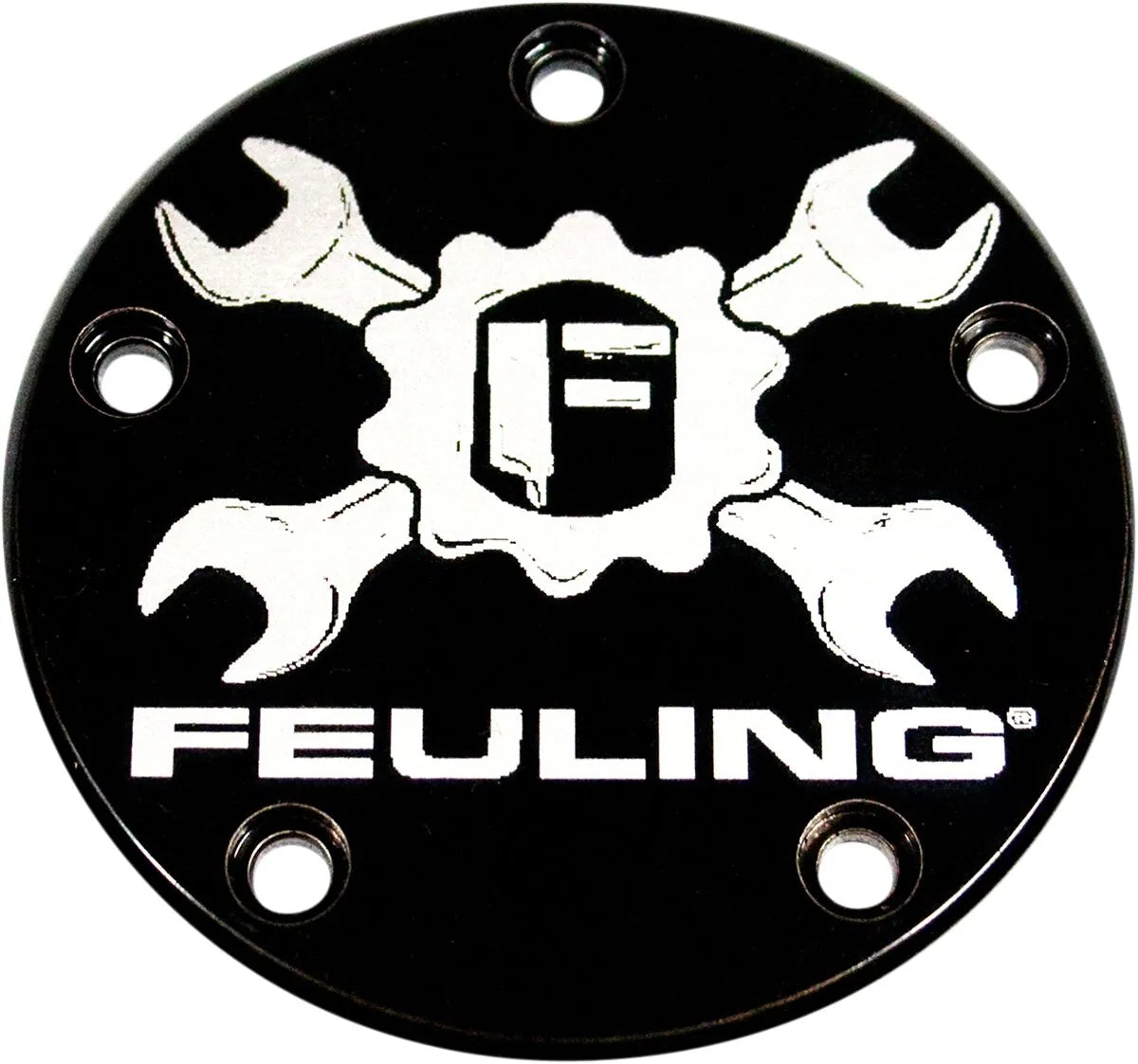 Feuling Parts Gear Cross Logo Points Cover - Black