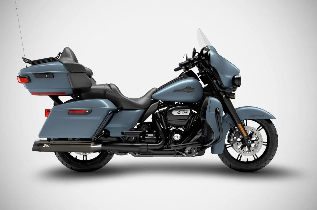 Zard 4.5" Slash-cut Slip-ons Muffler For Hd-touring E5