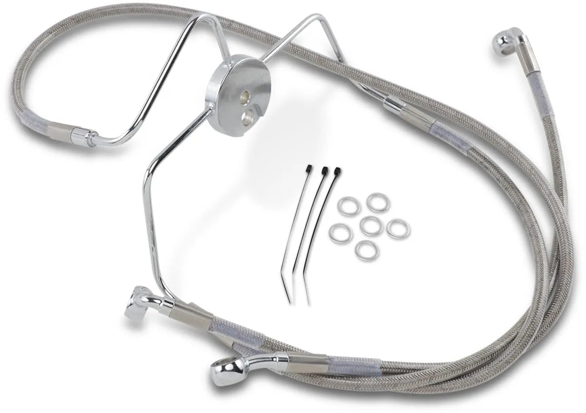 Drag Specialties Extended Brake Line Kit For Abs Models