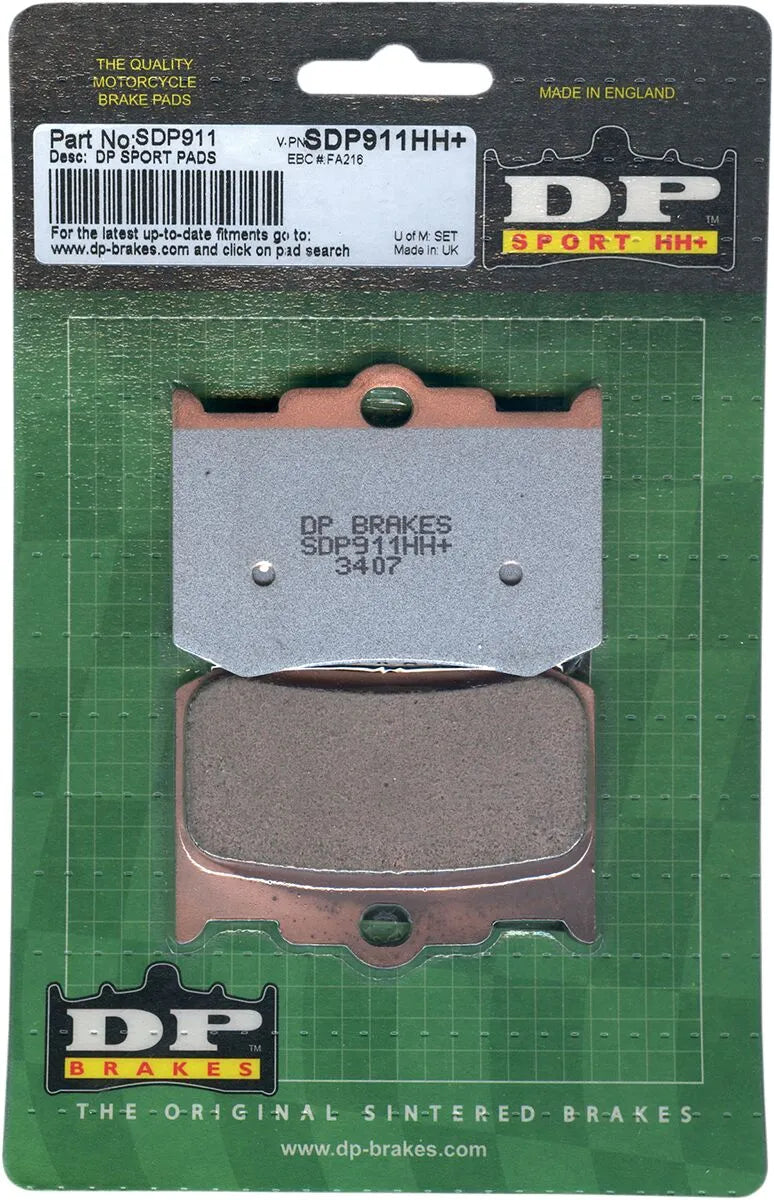 Dp Brakes Sdp911hh Sintered Metal Brake Pads