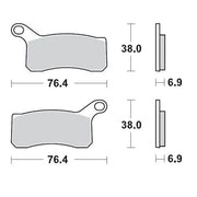 Moto-master Racing Brake Pads For Atv