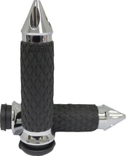 Avon Grips Diamond Contour - Chrome, 1" Handlebar