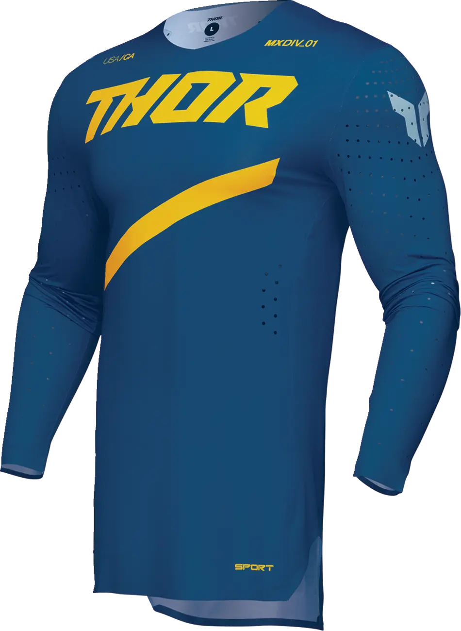 Thor Sportmode Brave Jersey - Blue/Yellow