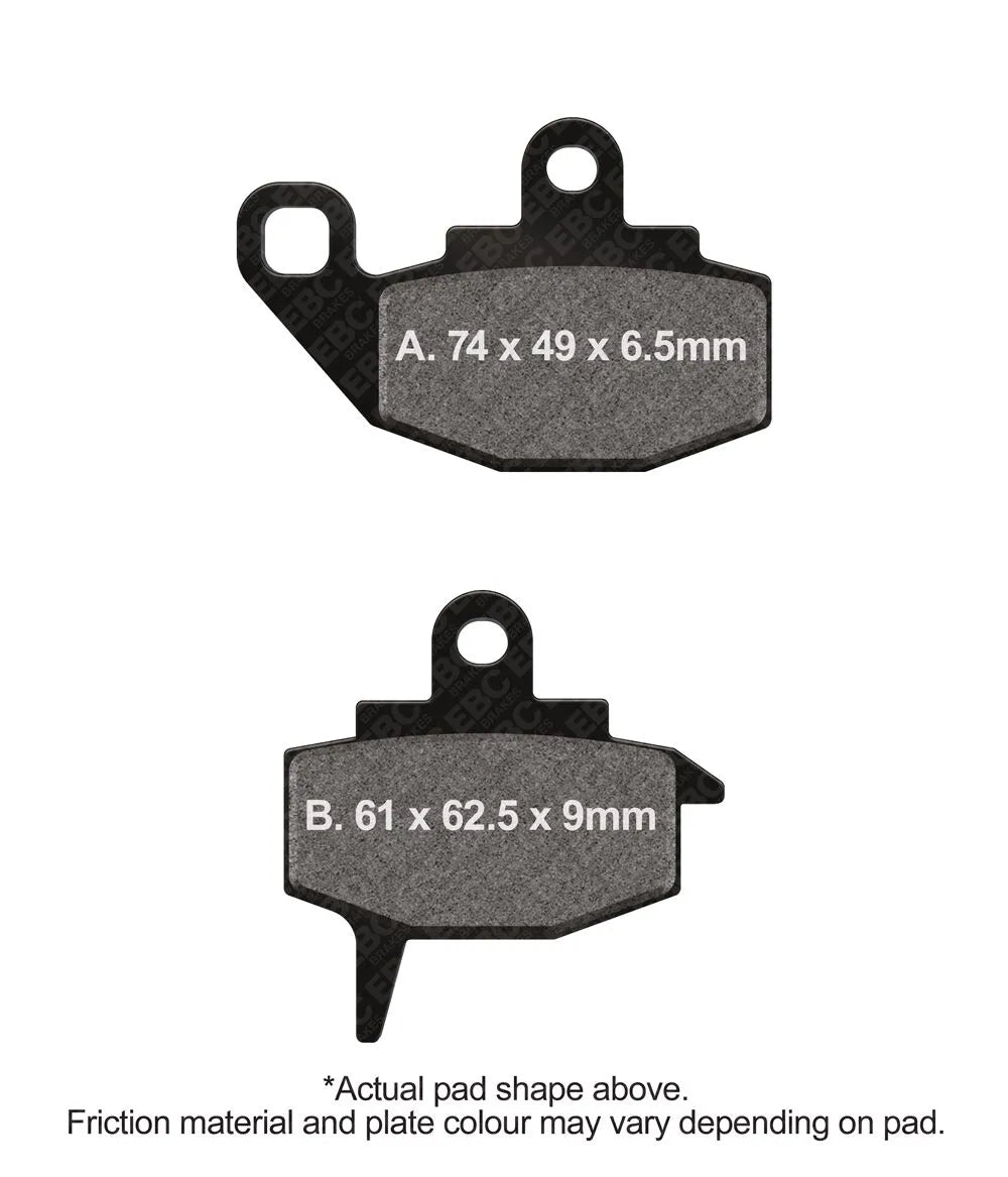 Ebc Tt Sport Carbon Fusion Brake Pads For Tout Terrain