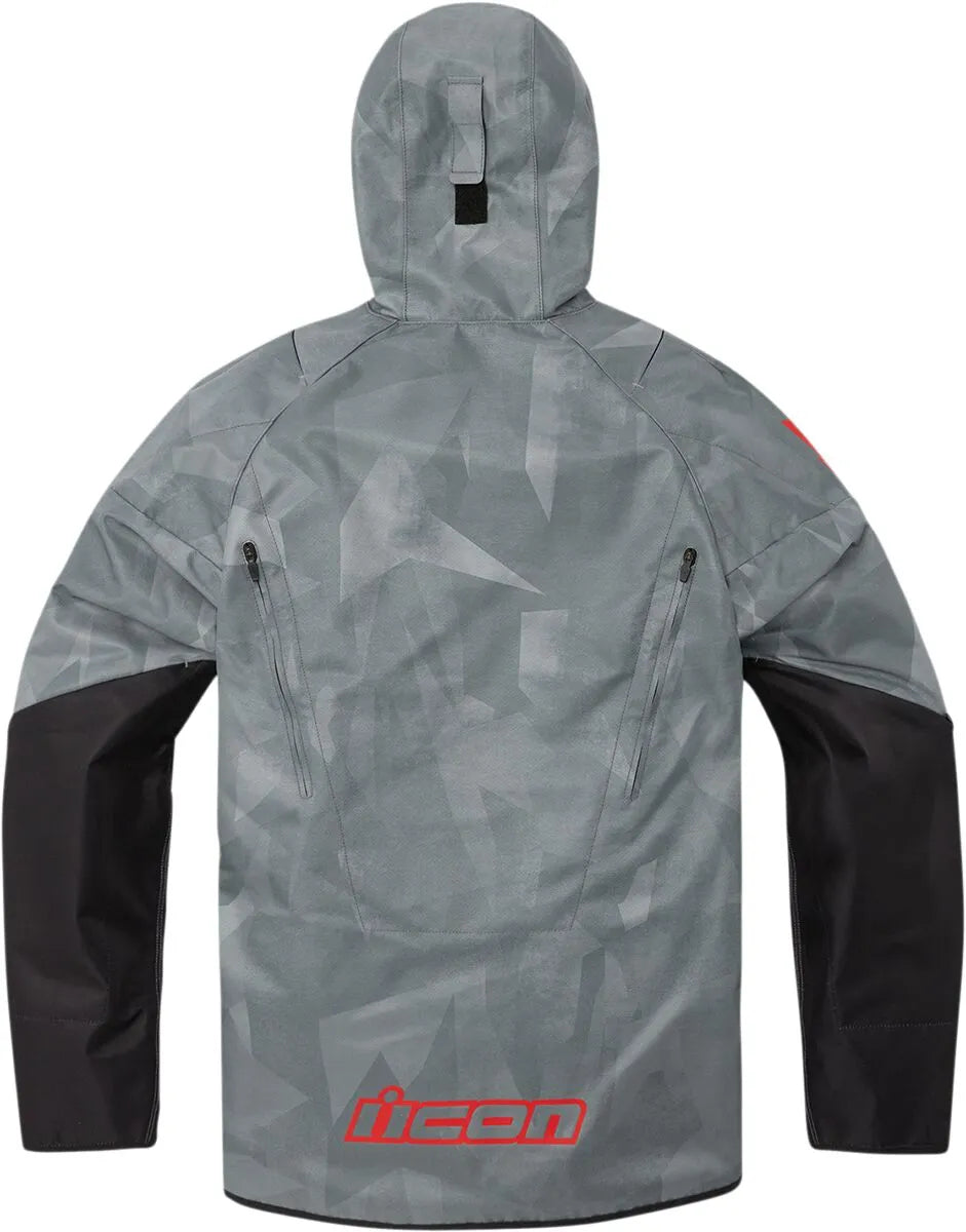 Icon Airform Battlescar Jacket - Black/Gray/Red