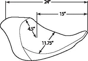 Drag Specialties Ez-on Mount Solo Seat