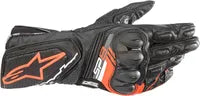 Alpinestars Sp-8 V3 Gloves Sport Riding For Men - Black/Fluorescent Red