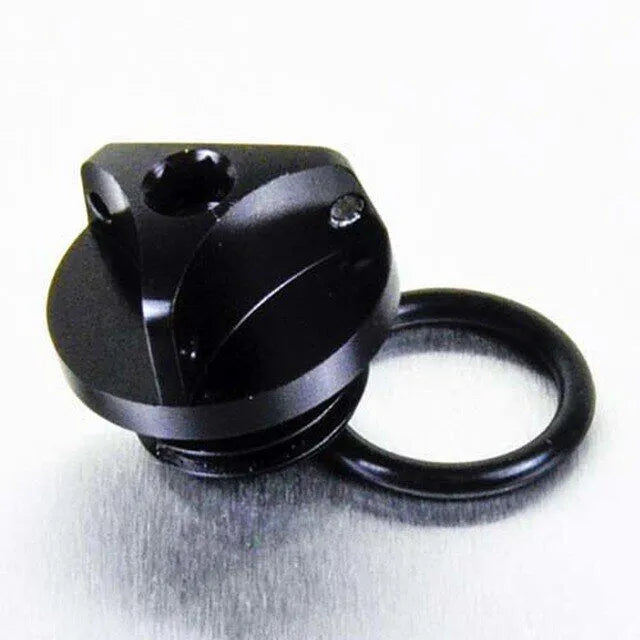 Pro Bolt Aluminium Oil Filler Cap - Black