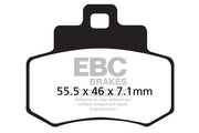 Ebc Sfa-hh Series Sintered Scooter Brake Pads