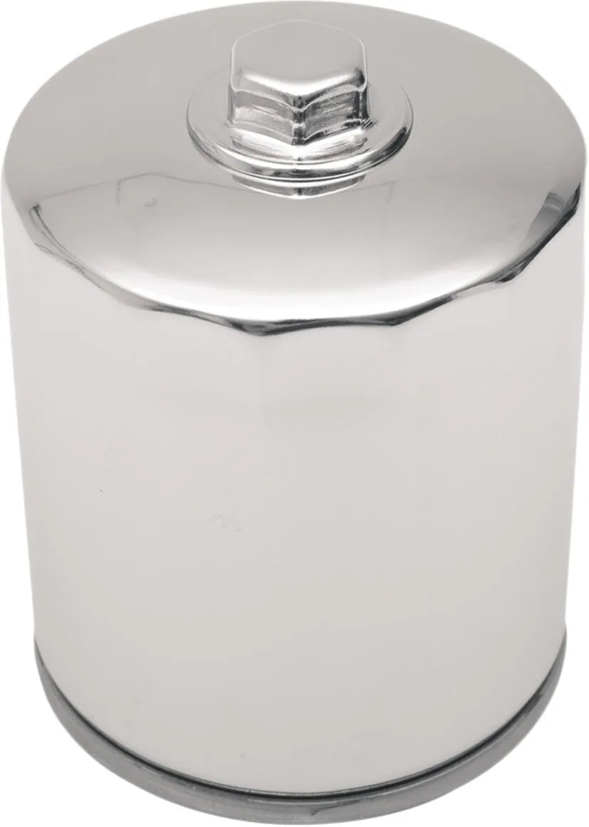 Drag Specialties Magnetic Ring Oil Filter Chrome