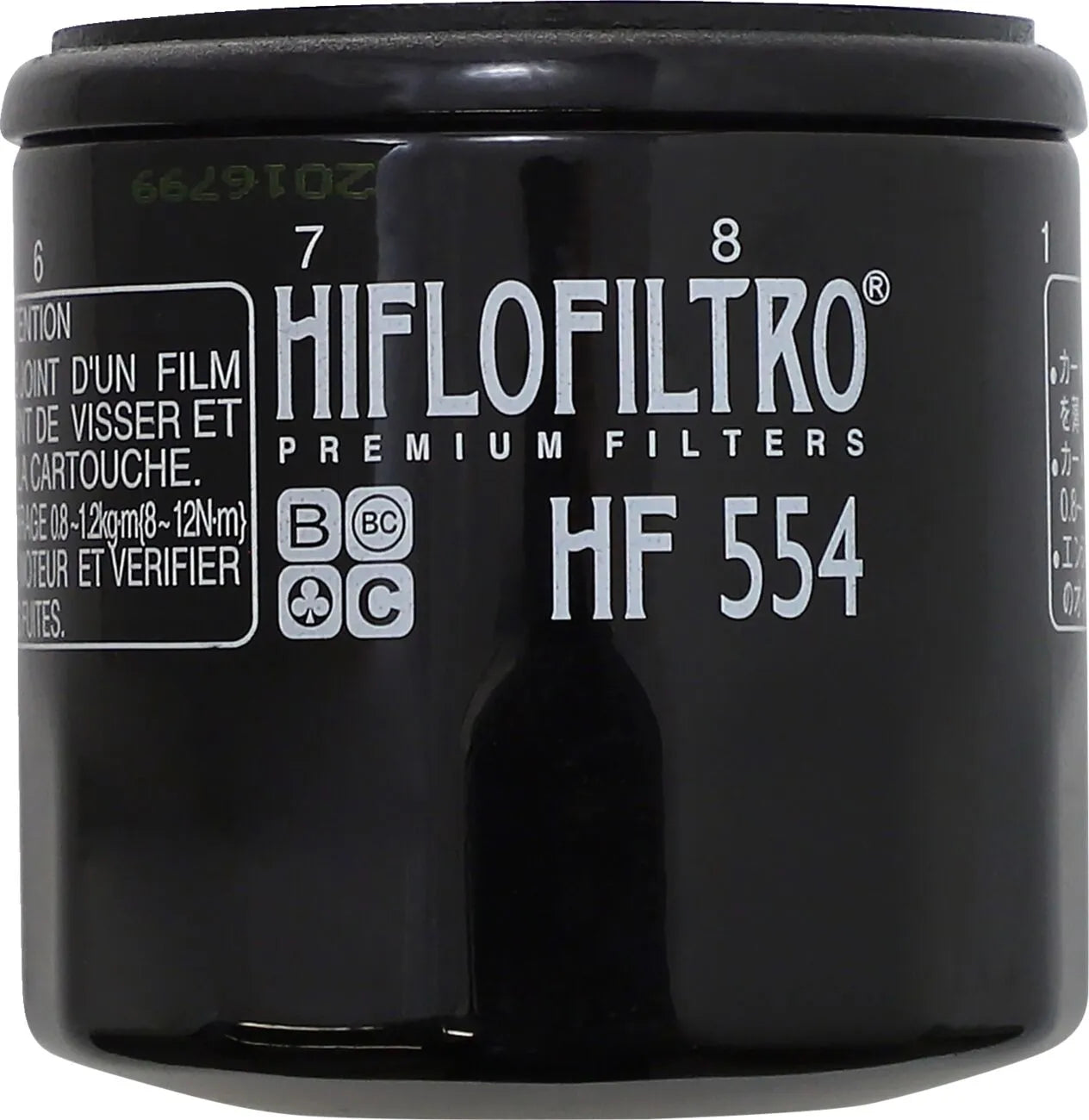 Hiflofiltro Oil Filter Hf554