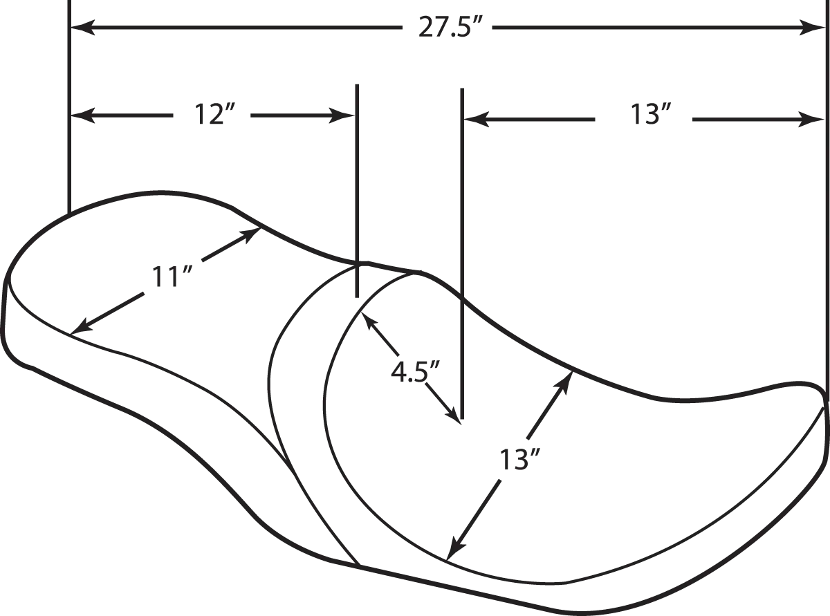 Drag Specialties Low Profile Touring Seat