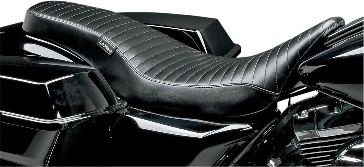 Le Pera Cobra Full-length Seat - Black Vinyl