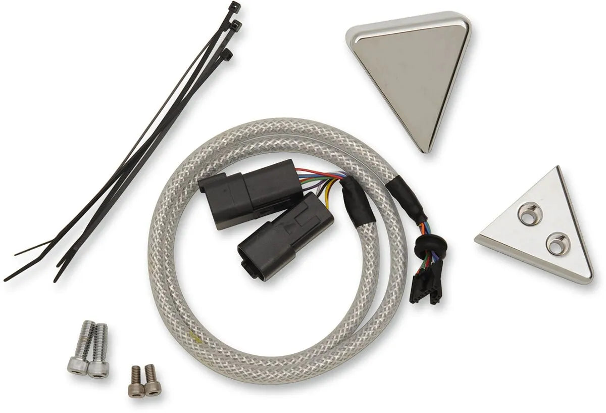 Dakota Digital Speedometer Mount - Chrome Aluminum