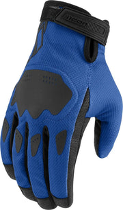 Icon Hooligan Ce Gloves For Sport Riding - Black/Blue