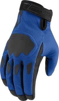 Icon Hooligan Ce Gloves For Sport Riding - Black/Blue