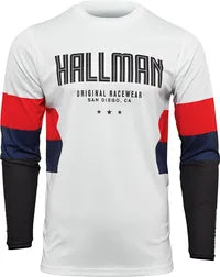 Thor Hallman Differ Draft Jersey - Red/White/Navy