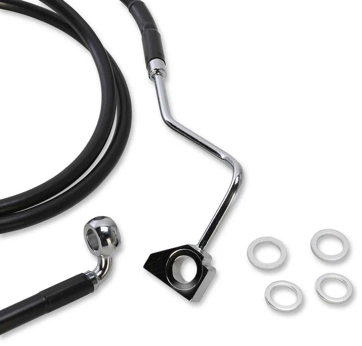 Drag Specialties Stainless Steel Brake Line Kit With Abs