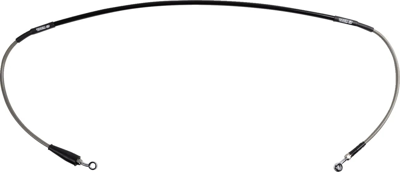 Moose Offroad Stainless Steel Braided Brake Line Front