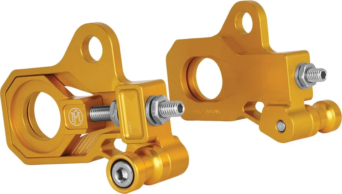 Performance Machine Axle Adjuster Kit - Gold