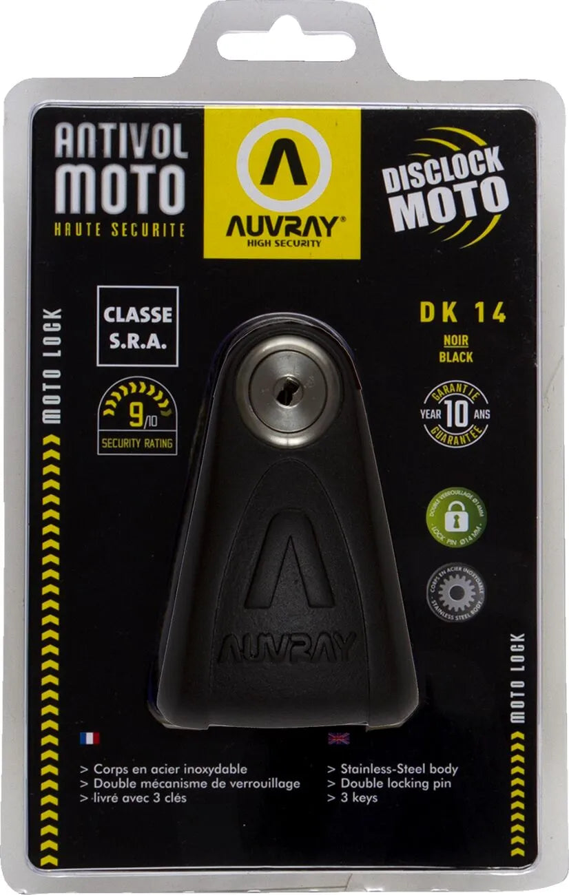 Auvray Dk14 Disc Lock With 14mm Locking Pin