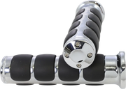 Kuryakyn Iso Grips - 1" Handlebar, Black/chrome