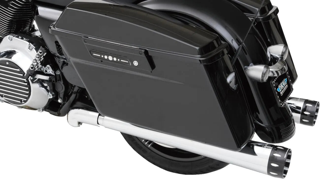 Bassani Xhaust Megaphone Slip-on Mufflers - Chrome