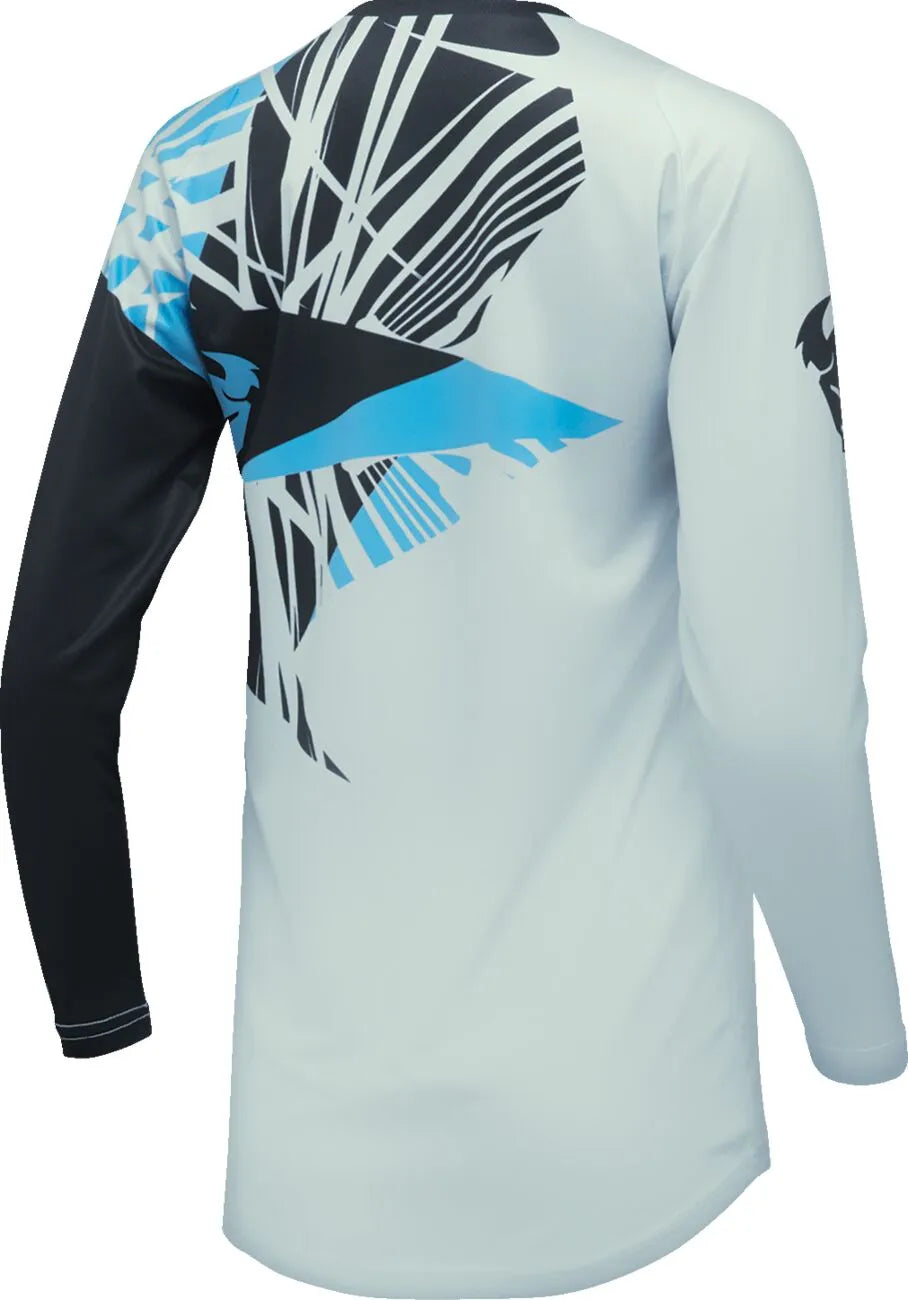 Thor Women's Sector Split Jersey - Black/Blue