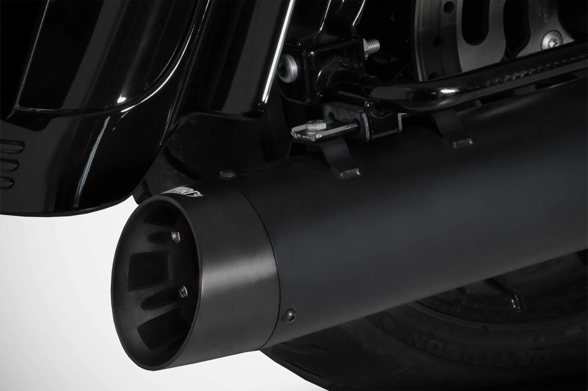 Zard 4.33" Slash-cut Slip-ons Muffler For Hd-touring