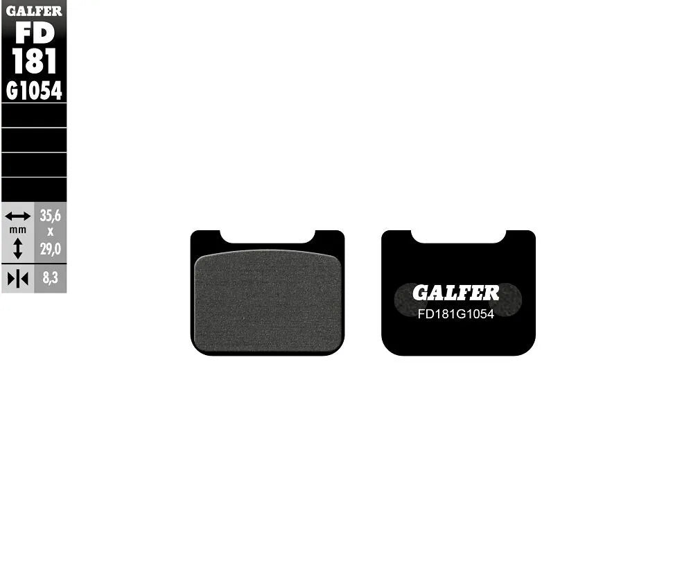 Galfer Semi-metallic Brake Pads - Versatile Performance