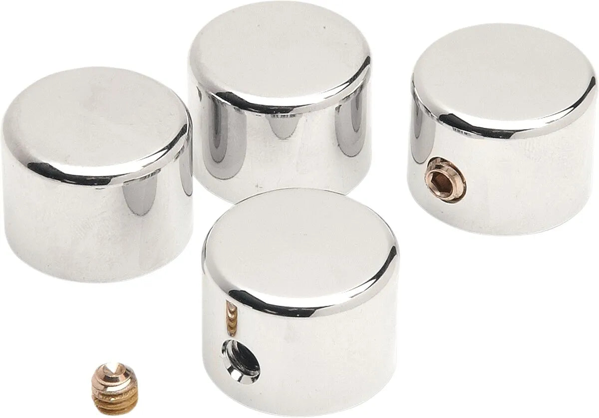 Drag Specialties Head Bolt Covers - Chrome