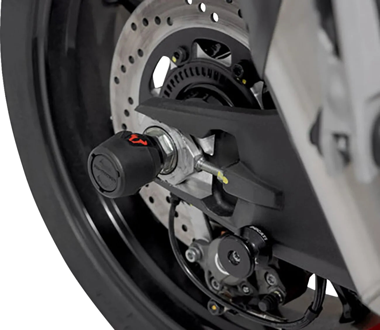 Sw-motech Rear Axle Slider - Swing Arm Protection