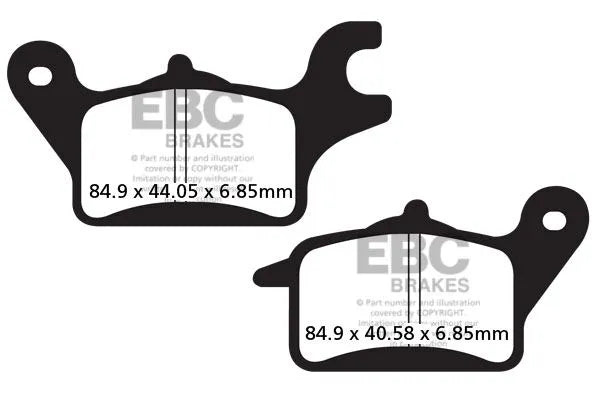Ebc Sfa Series Organic Brake Pads For Scooters