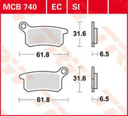 Trw Si Series Sintered Off-road Brake Pads