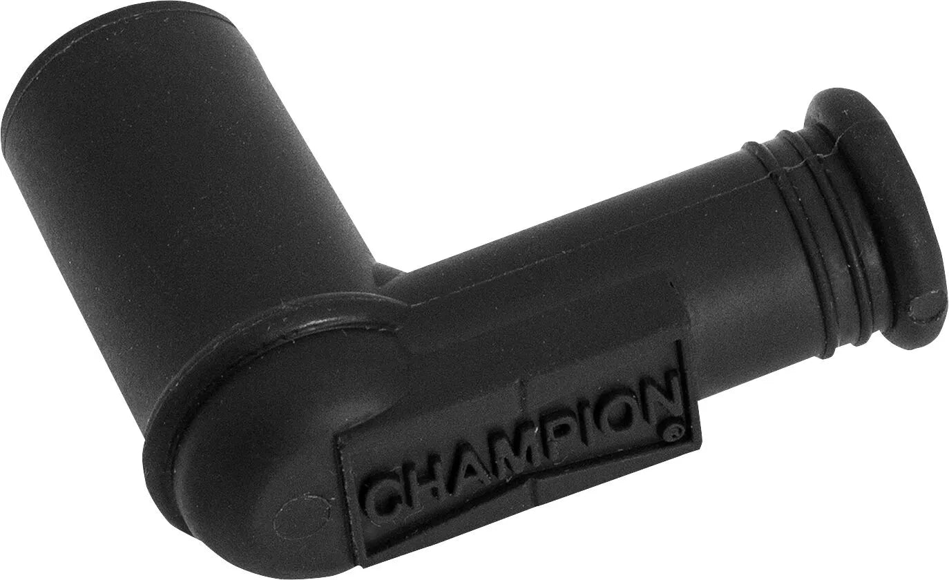 Champion Spark Plug Cap - Black Rubber