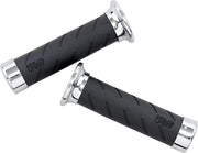 Pro Grip 862 Cruiser Grips - Black/chrome