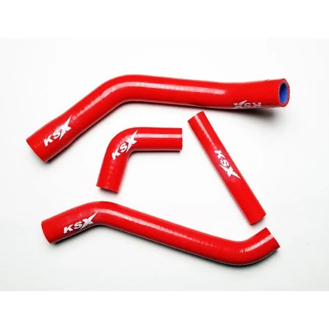 Ksx Radiator Hose Kit Red Silicone