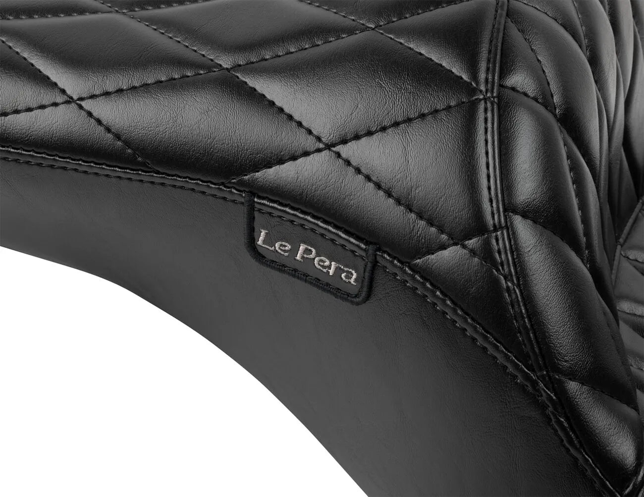 Le Pera Maverick Seat - Black Vinyl Motorcycle Seat