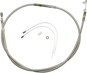 Magnum Shielding Polished Clutch Cable For Harley-davidson