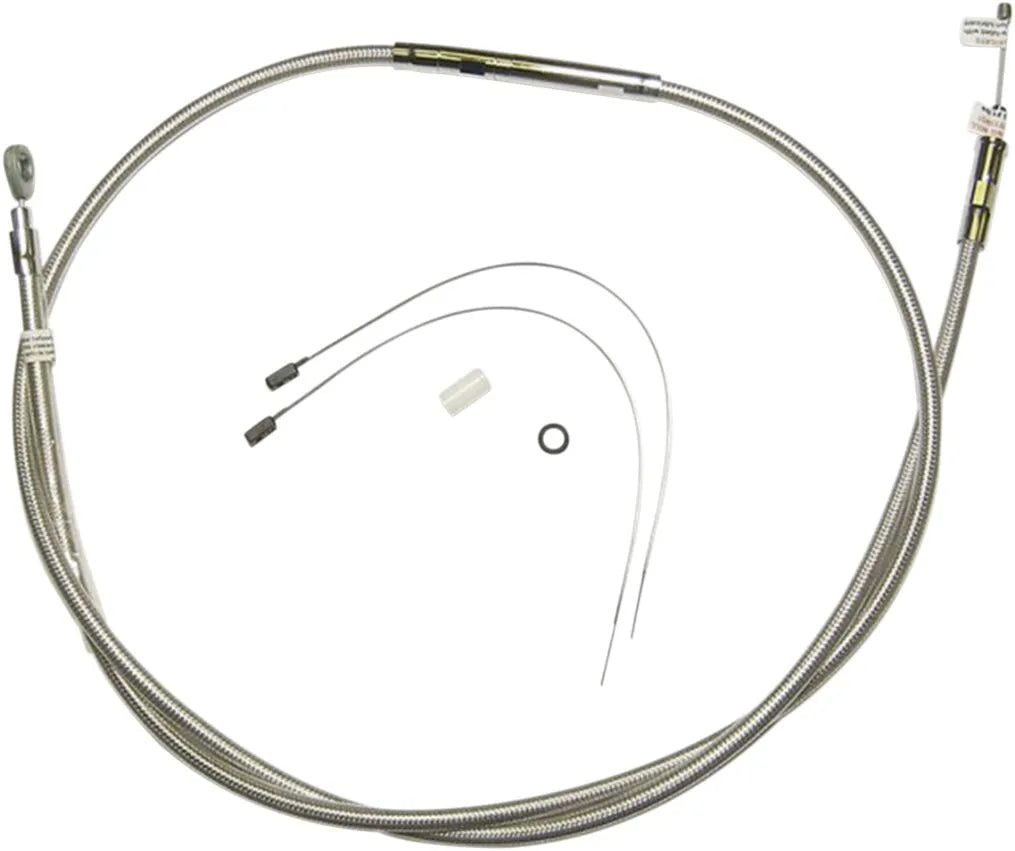 Magnum Shielding Polished Stainless Clutch Cable