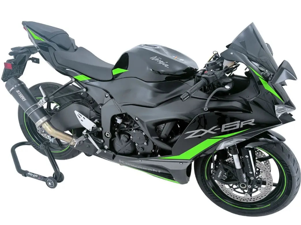 Wrs Windscreen Race Zx-6r - Dark Smoke
