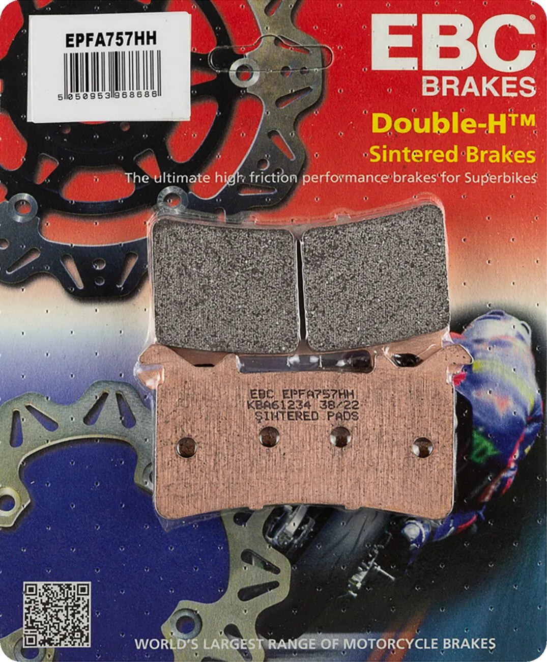 Ebc Epfa Series Extreme Pro Sintered Brake Pads