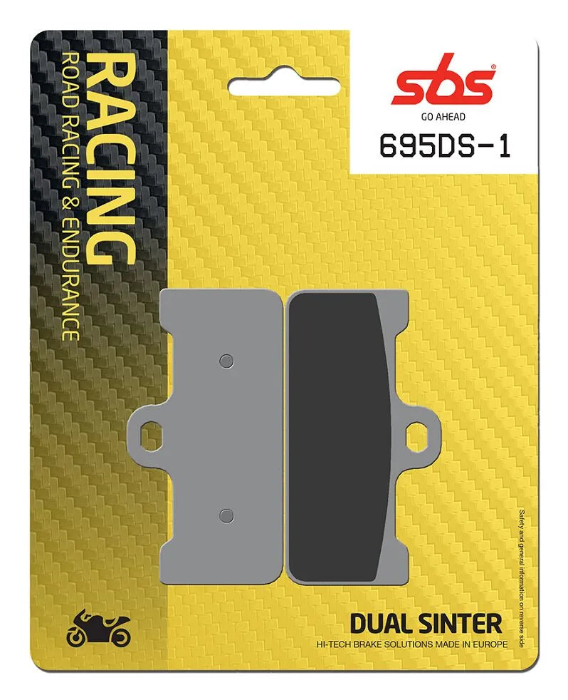 Sbs Ds Racing Dual Sintered Brake Pads - High Friction